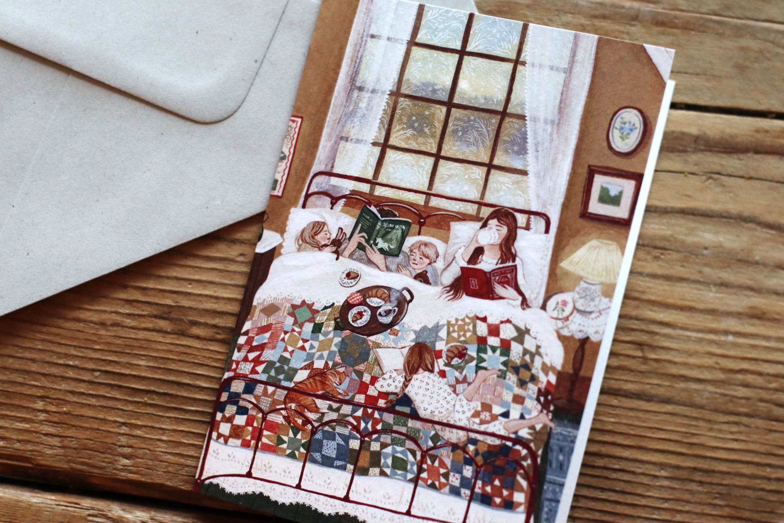 Grußkarte Winter Nest – Bild 2