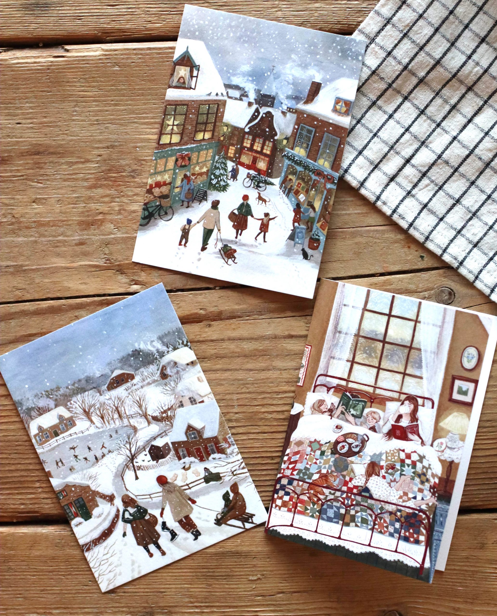 Grußkarte Winter Nest – Bild 3