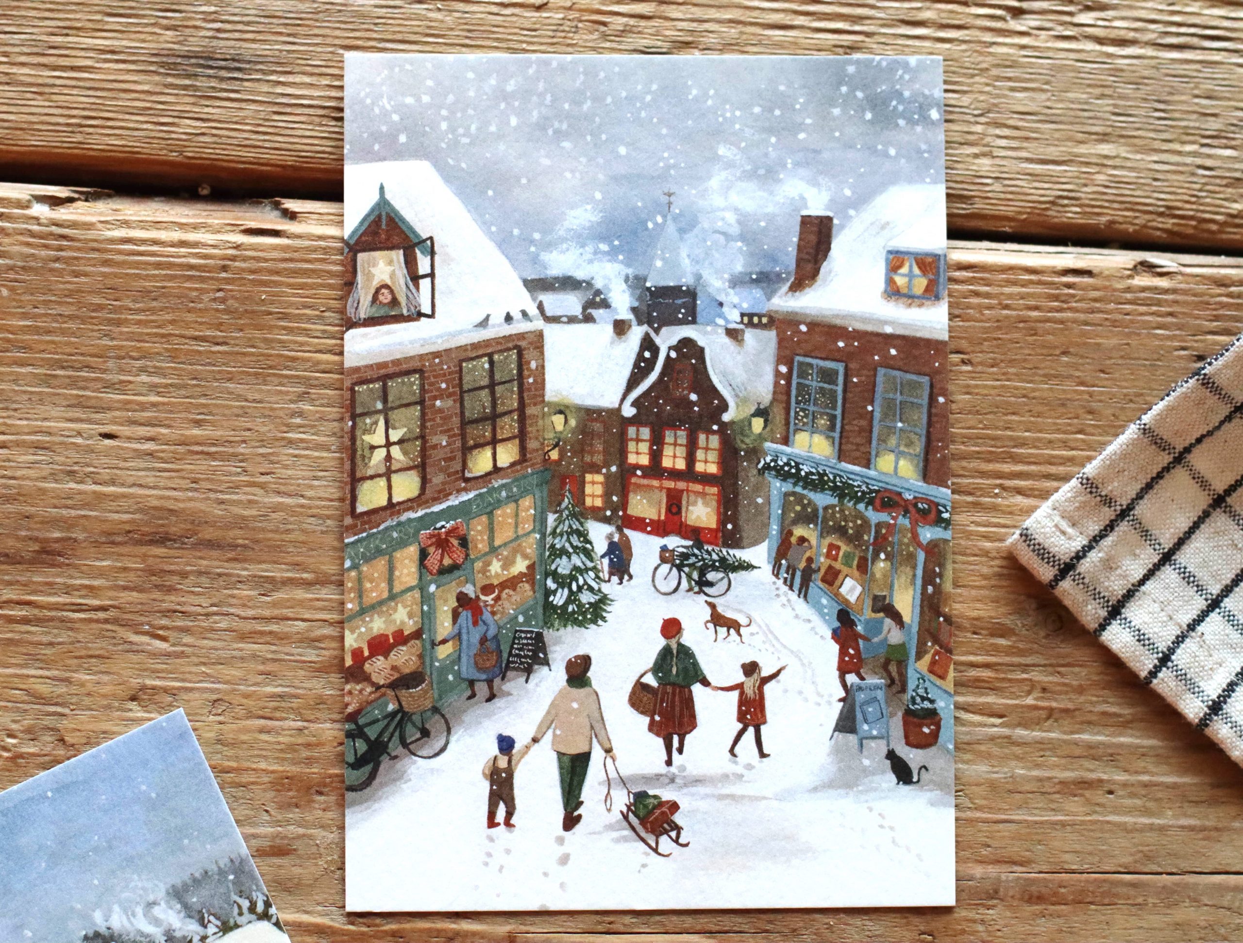 Postkarte Merry Lane