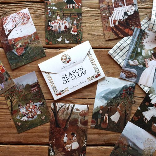 Postkarten-Set Season of Slow
