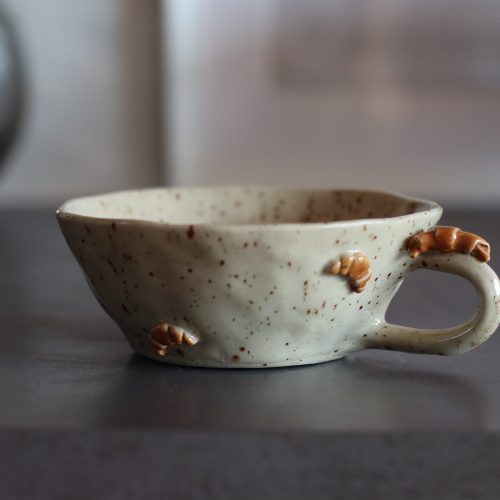 Croissant Tasse beige